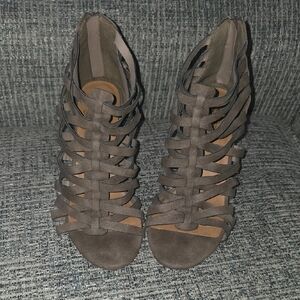 💫Elegant Brown Strappy Women's Shoes